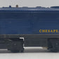 Lionel 225 Vintage O Chesapeake & Ohio A Unit Powered Diesel Locomotive EX