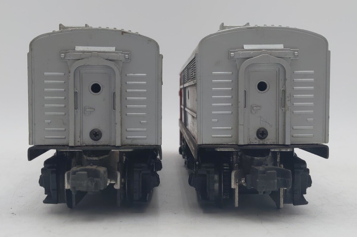 Lionel 218 Vintage O Santa Fe Alco AA Diesel Locomotive Set VG