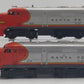 Lionel 218 Vintage O Santa Fe Alco AA Diesel Locomotive Set VG