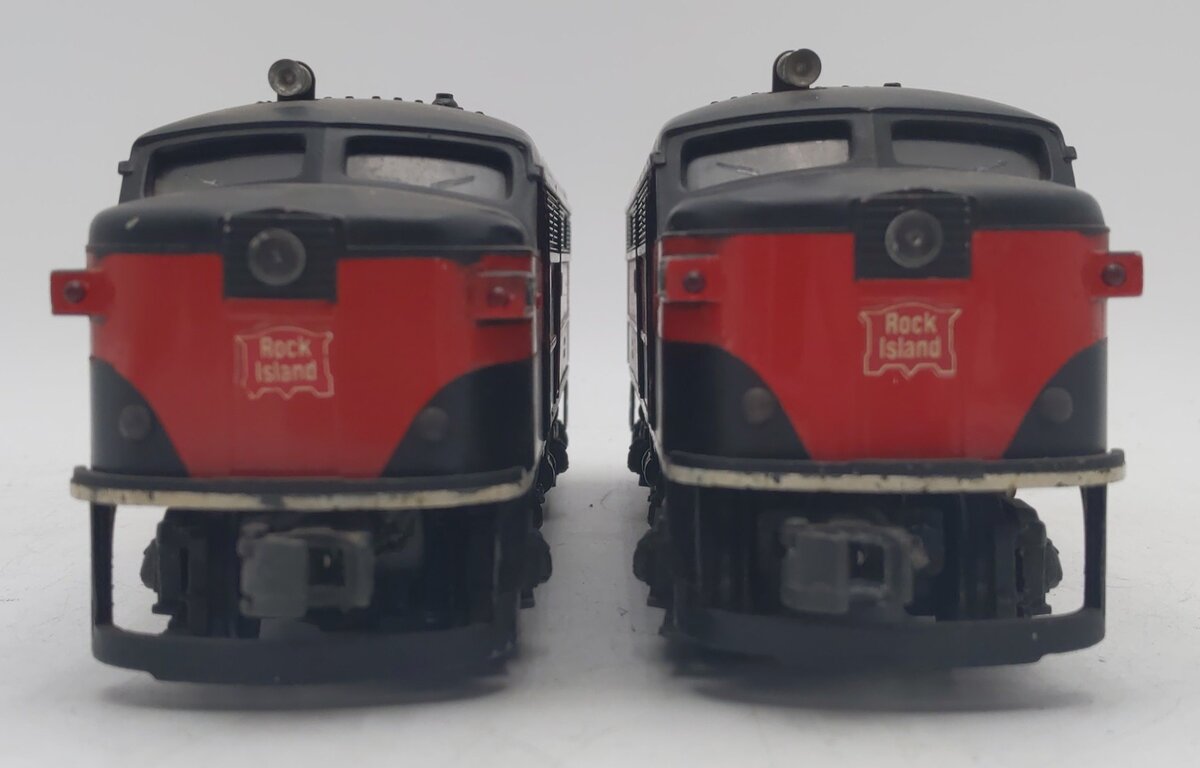 Lionel 2031 Vintage O Rock Island Alco AA Diesel Locomotive Set VG