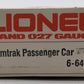 Lionel 6-6410 O Gauge Amtrak Streamlined Pullman Car #6410 LN/Box