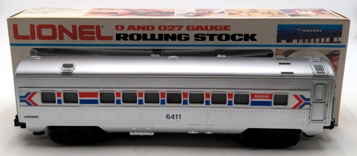 Lionel 6-6411 O Gauge Amtrak Illuminated Passenger Car #6411 LN/Box