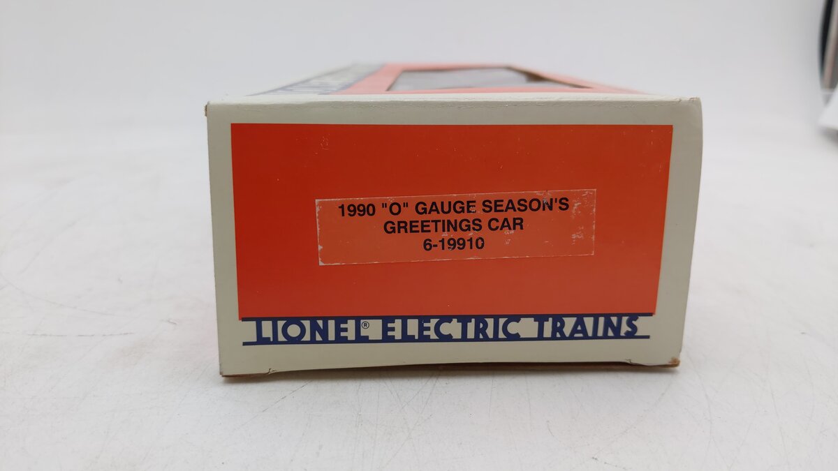 Lionel 6-19910 O Gauge 1990 Seasons Greetings Box Car EX/Box