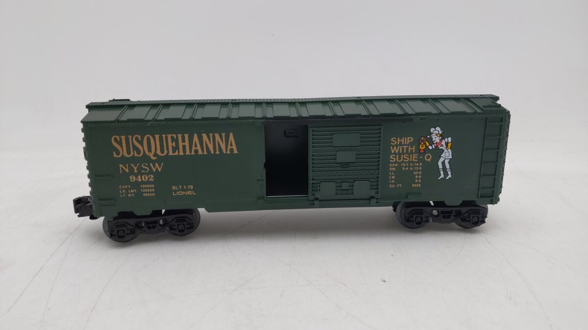 Lionel 6-9402 O Gauge Susquehanna Boxcar #9402 EX/Box