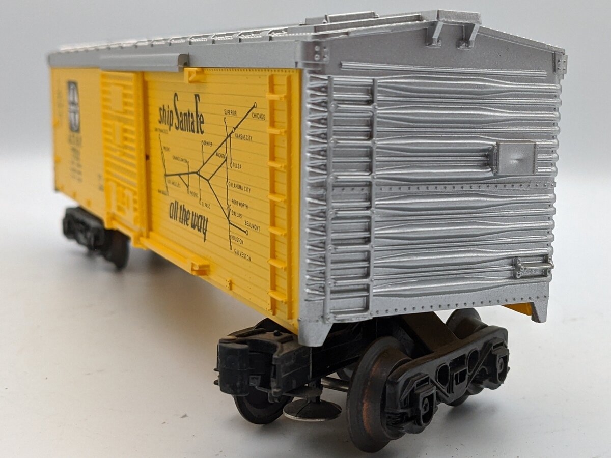 Lionel 6-7712 O Gauge ATSF Famous American Railroad Series Box Car NIB