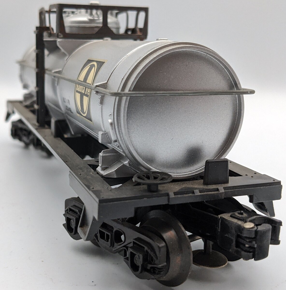 Lionel 6-9321 O Gauge Atchison Topeka & Santa Fe Single Dome Tank Car EX/Box