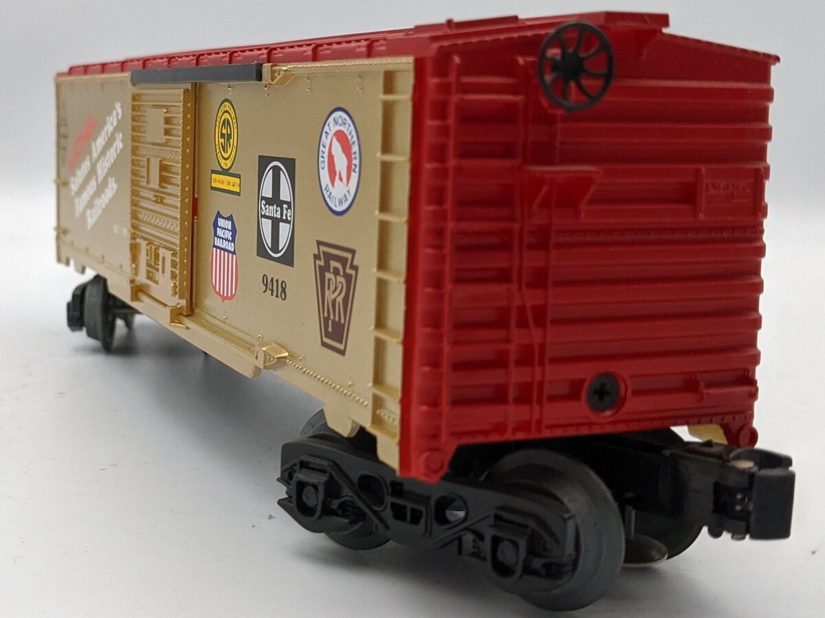Lionel 6-9418 O Gauge Famous American Railroads Commemorative Boxcar LN/Box