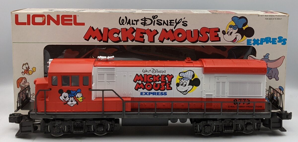 Lionel 6-8773 O Gauge Mickey Mouse U36B Diesel Locomotive #8773 LN/Box