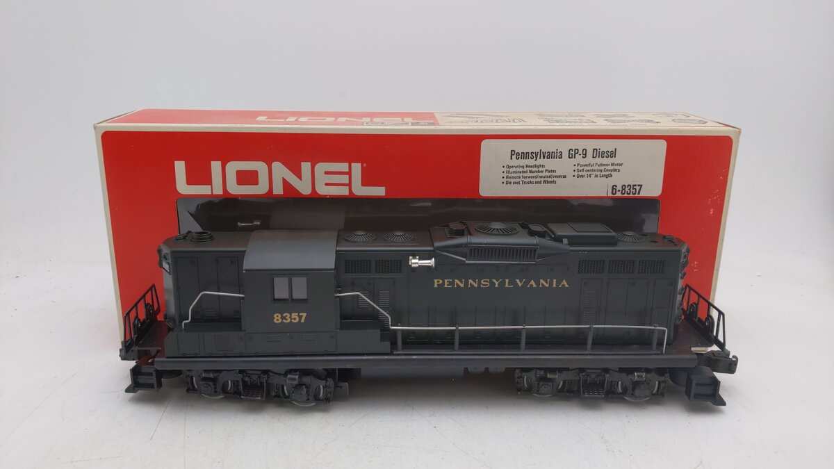 Lionel 6-8357 O Pennsylvania GP9 Diesel Locomotive #8357 EX/Box