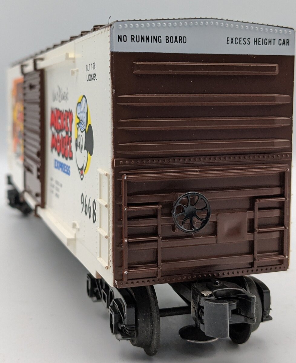 Lionel 6-9668 O Gauge Disney Pluto Hi Cube Boxcar NIB
