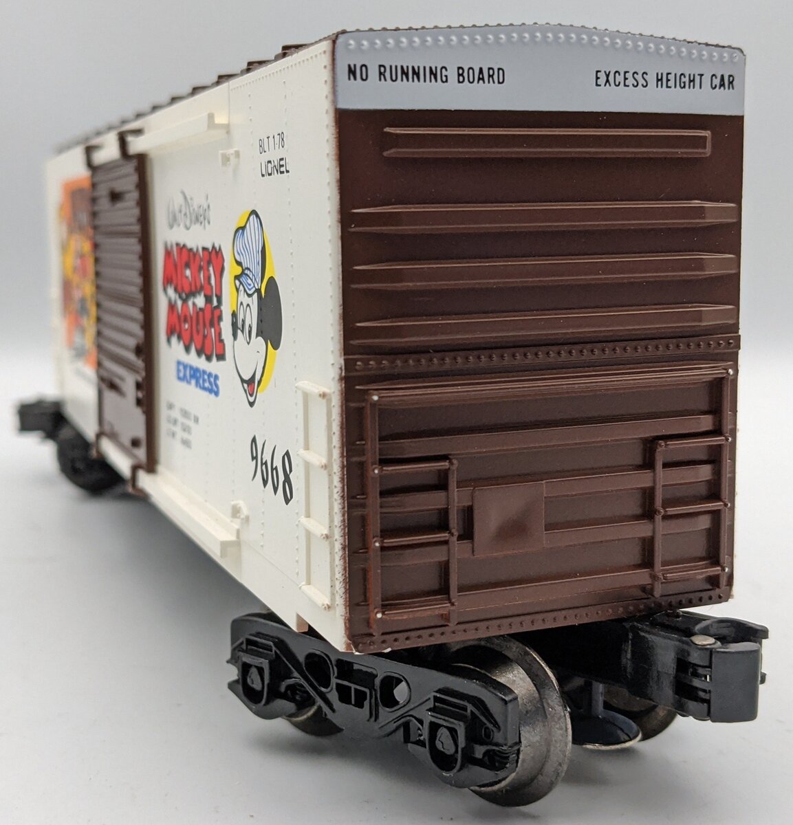 Lionel 6-9668 O Gauge Disney Pluto Hi Cube Boxcar NIB