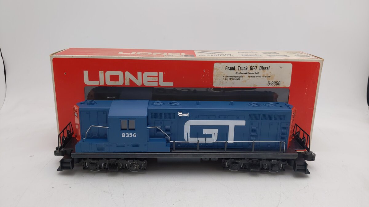 Lionel 6-8356 Grand Trunk GP7 Non-Powered Diesel Locomotive #8356 EX/Box