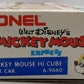Lionel 6-9660 O Gauge Mickey Mouse Hi-Cube Boxcar NIB