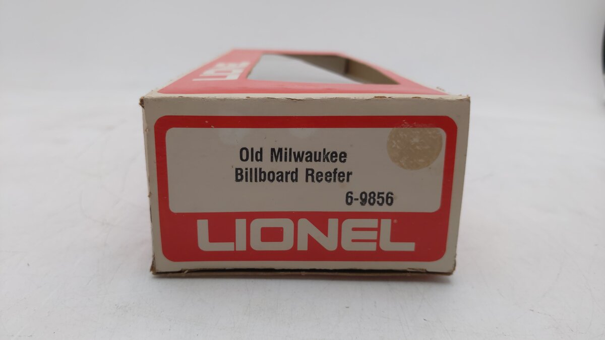 Lionel 6-9856 O Gauge Old Milwaukee Beer Billboard Reefer Car EX/Box
