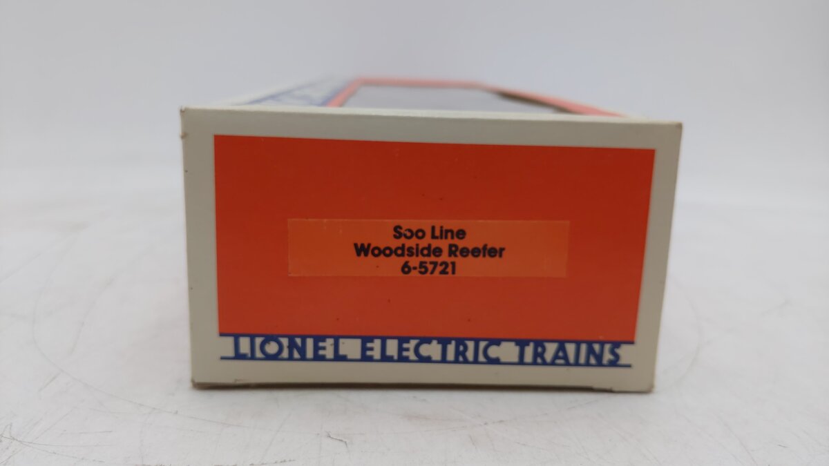 Lionel 6-5721 O Gauge SOO Line Woodside Reefer Car EX/Box