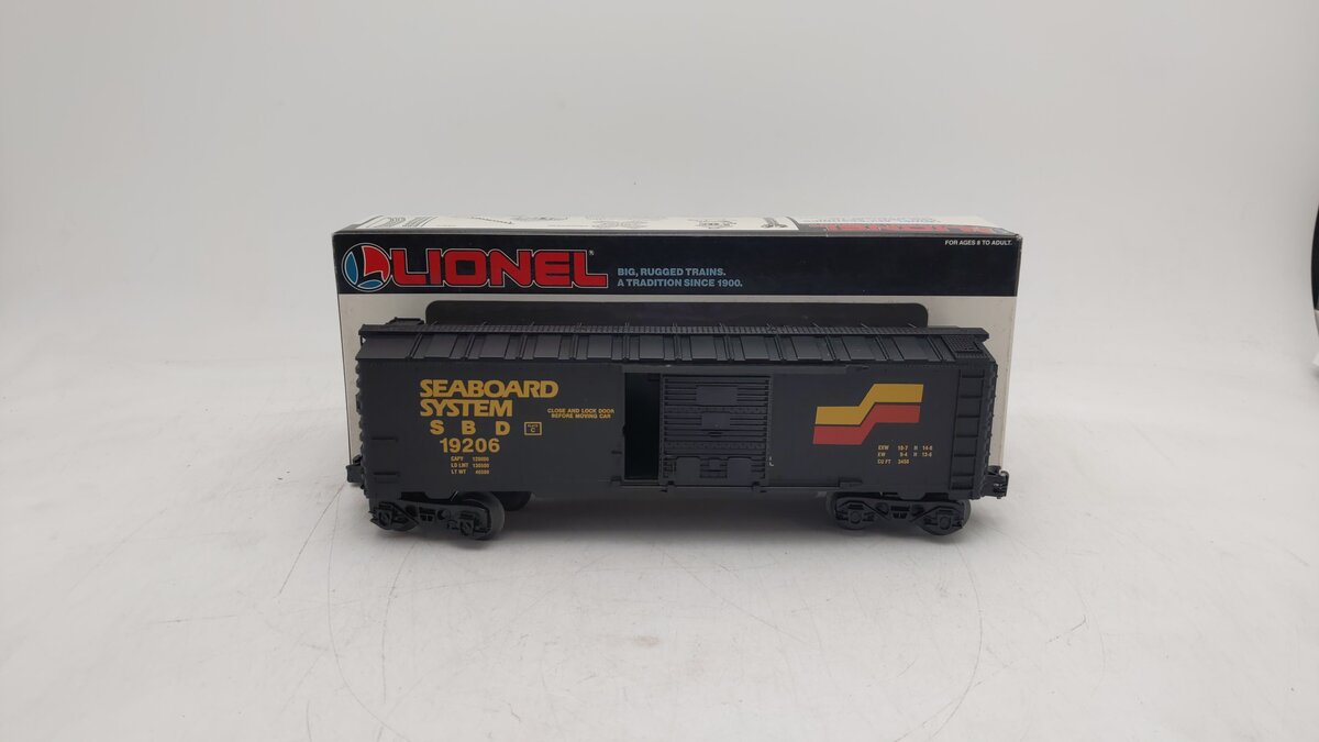 Lionel 6-19206 O Gauge Seaboard System Boxcar EX/Box