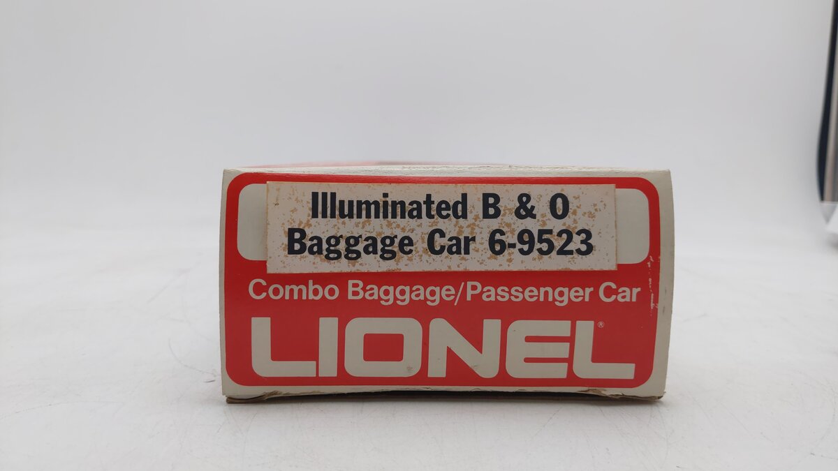 Lionel 6-9523 O Gauge Baltimore & Ohio Baggage Car EX/Box