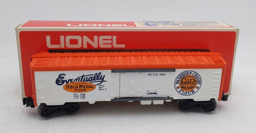 Lionel 6-9860 O Gauge Gold Medal Flour Billboard Reefer Car EX/Box