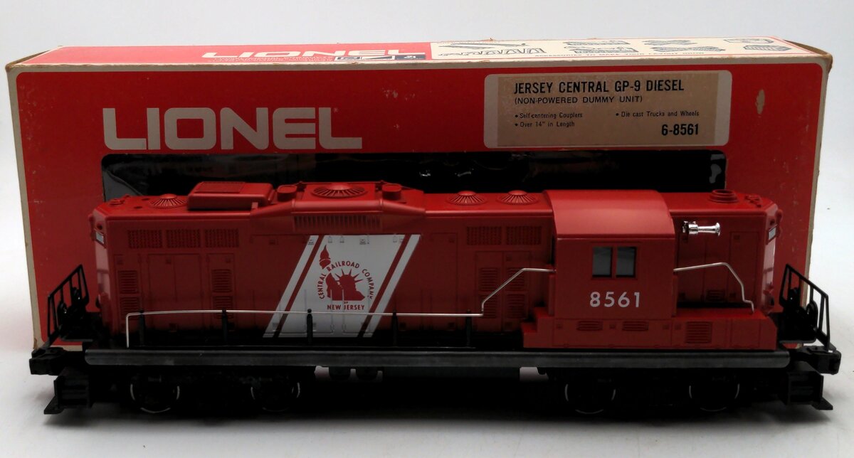 Lionel 6-8561 O Jersey Central GP-9 Non-Powered Diesel Locomotive LN/Box