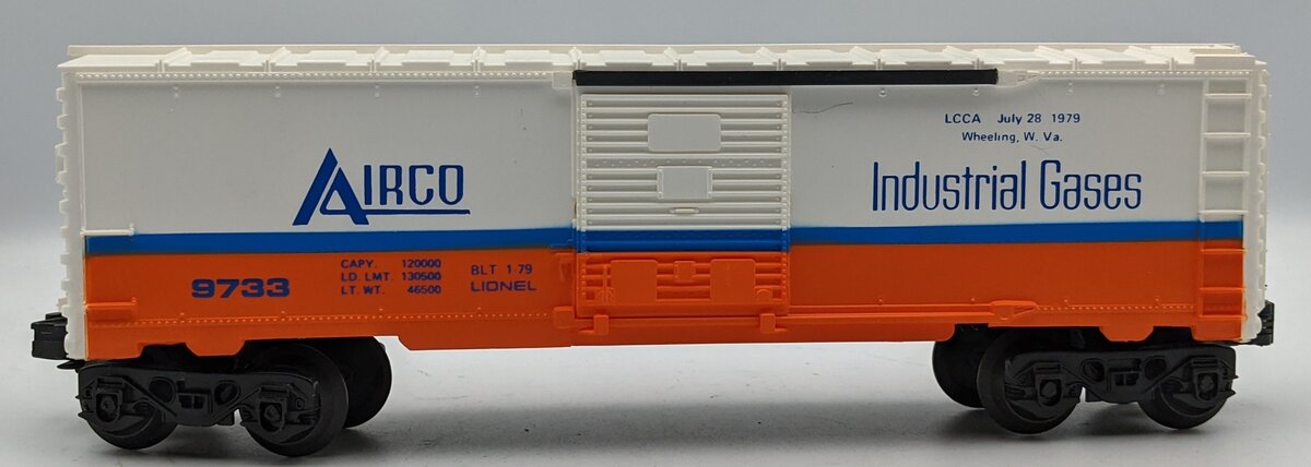 Lionel 6-9733 O Gauge Airco LCCA Boxcar without Tank NEW