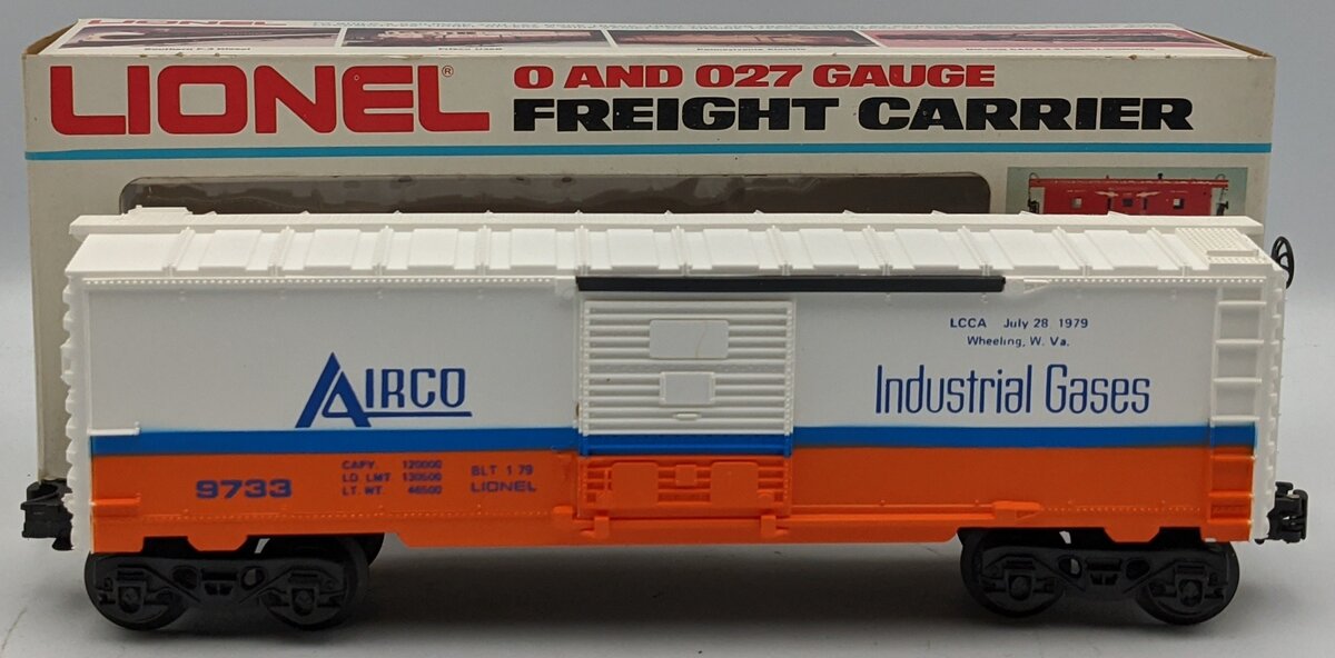 Lionel 6-9733 O Gauge Airco LCCA Boxcar without Tank NEW