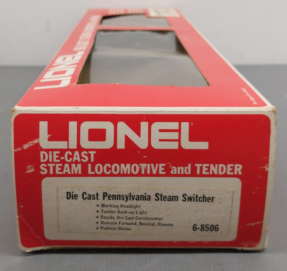 Lionel 6-8506 O Gauge Pennsylvania 0-4-0 Steam Switcher & Tender EX/Box