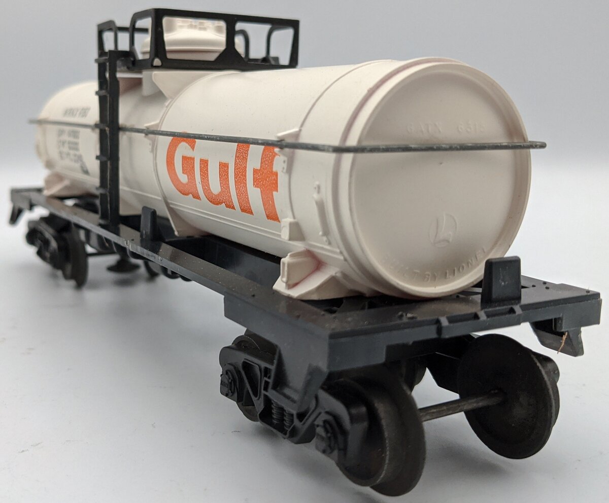 Lionel 6-9150 O Gauge Gulf Single Dome Tank Car #9150 NIB