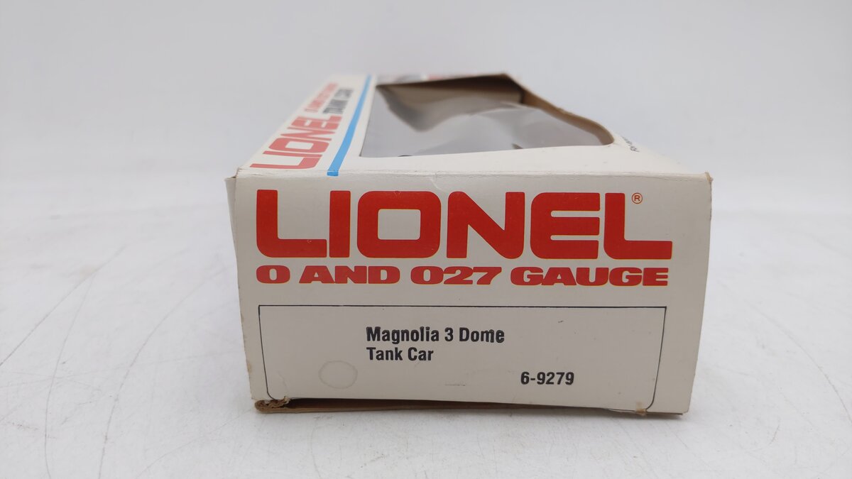 Lionel 6-9279 O Gauge Magnolia 3-Dome Tank Car LN/Box