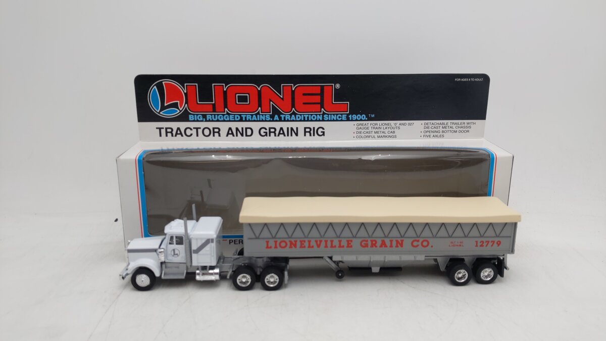 Lionel 6-12779 O Gauge Lionelville Grain Co. Tractor & Grain Rig LN/Box