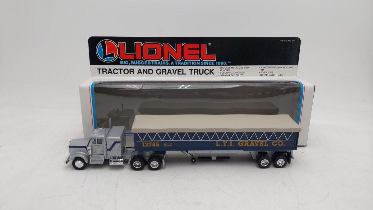 Lionel 6-12785 O Gauge Lionel Gravel Company Tractor & Gravel Truck EX/Box