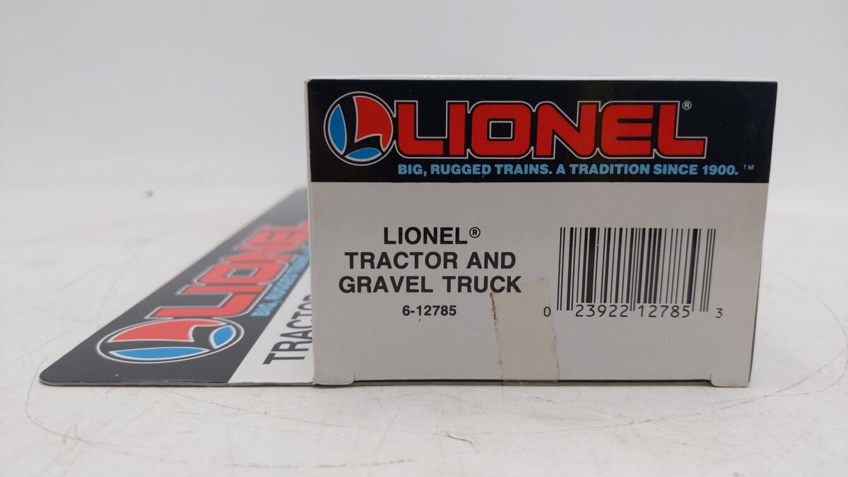 Lionel 6-12785 O Gauge Lionel Gravel Company Tractor & Gravel Truck EX/Box