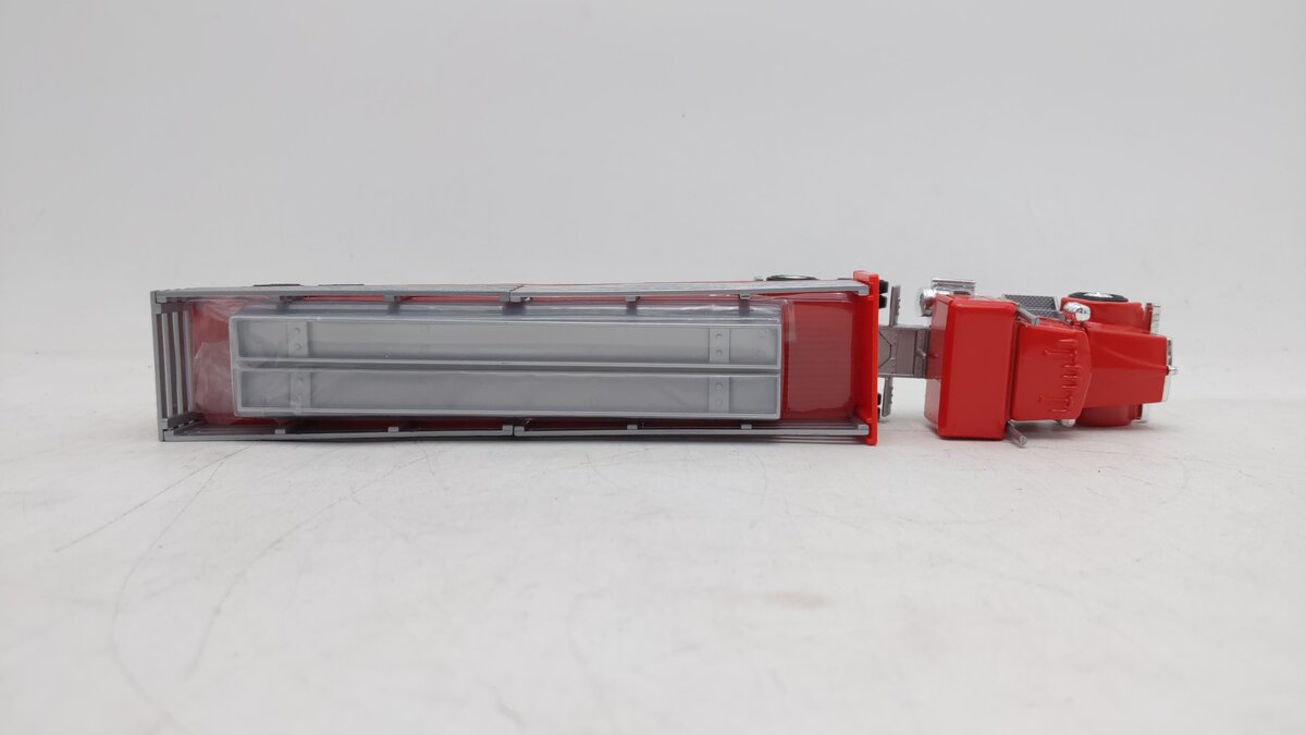 Lionel 6-12786 O Gauge 1:48 Red Lionelville Steel Tractor Trailer EX/Box