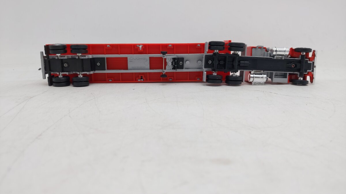 Lionel 6-12786 O Gauge 1:48 Red Lionelville Steel Tractor Trailer EX/Box