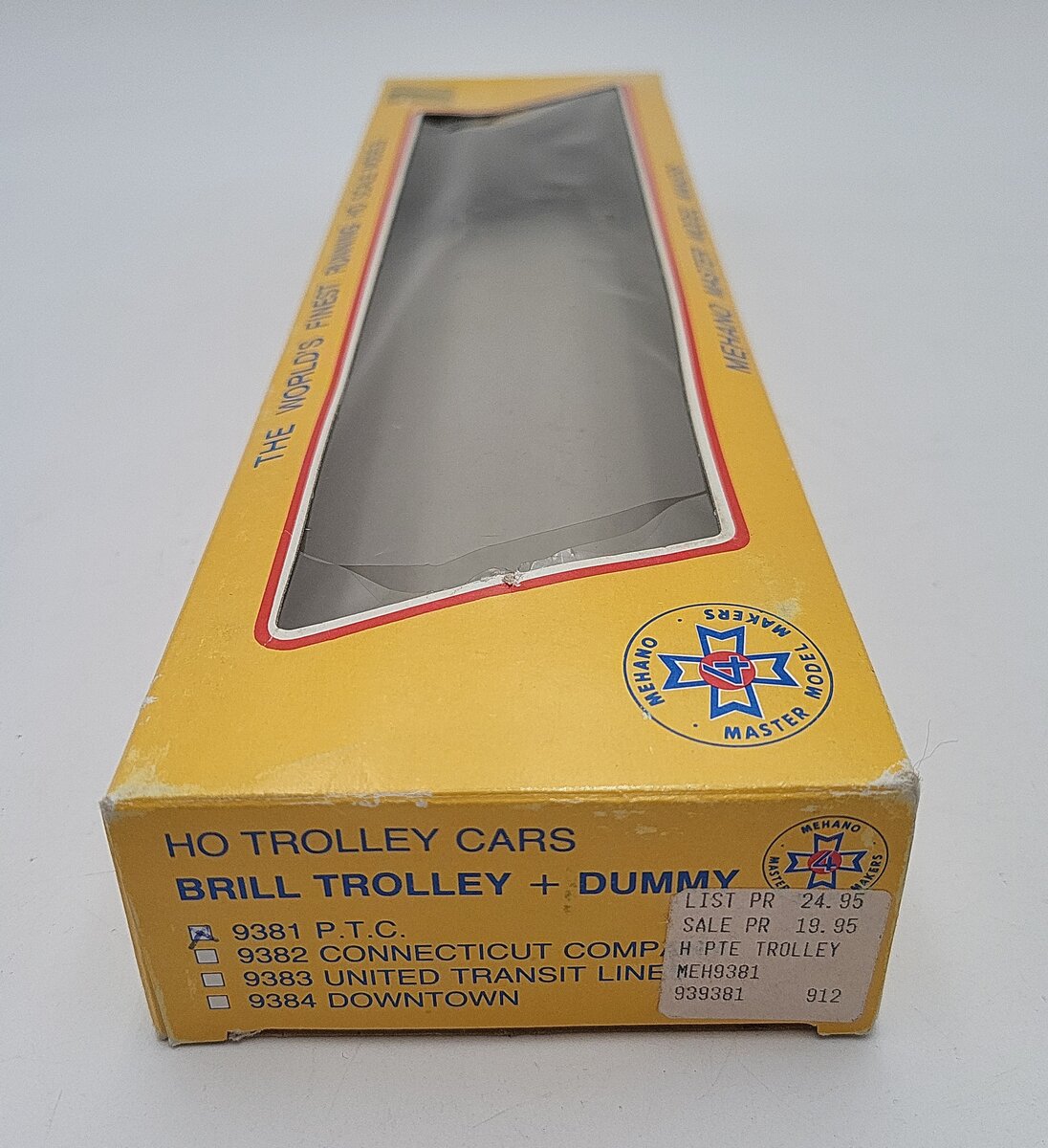 Mehano M9380 HO Scale Philadelphia Transit Trolley Cars #4 LN/Box
