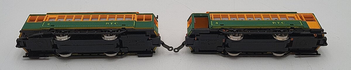 Mehano M9380 HO Scale Philadelphia Transit Trolley Cars #4 LN/Box
