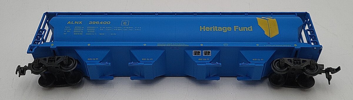 Bachmann 396400 HO Scale ALNX "Heritage Fund" Hopper Car #396400 LN/Box
