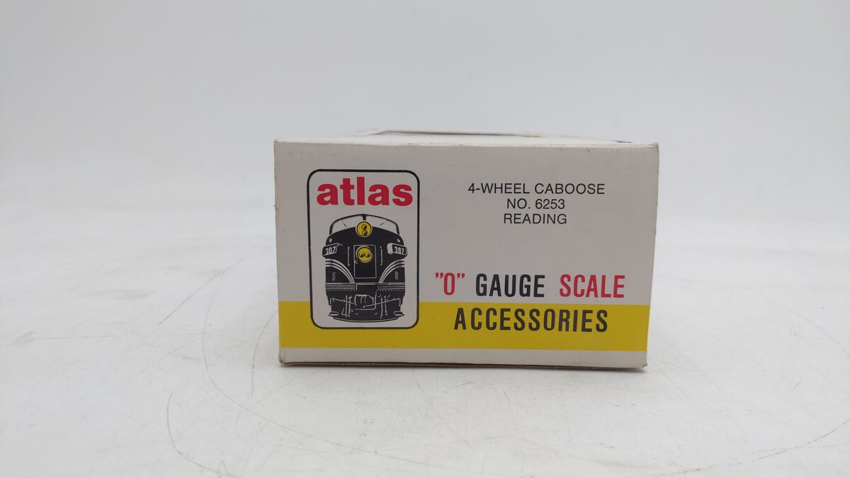 Atlas 6253 O Gauge Reading Custom Caboose #90453 EX/Box