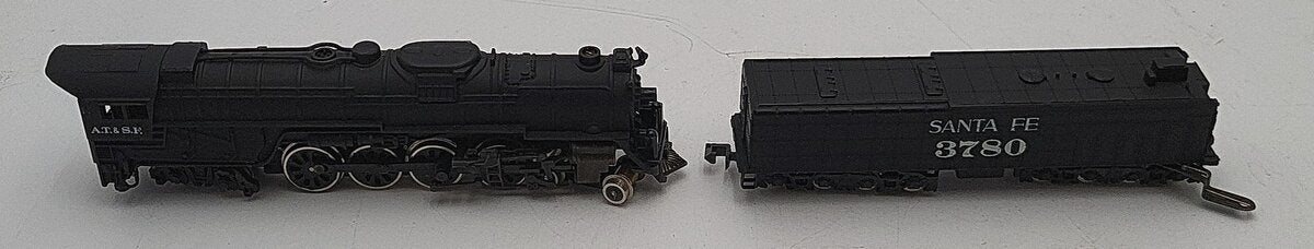 Bachmann 4786 N Santa Fe 4-8-4 Steam Locomotive & Tender #3780 EX/Box