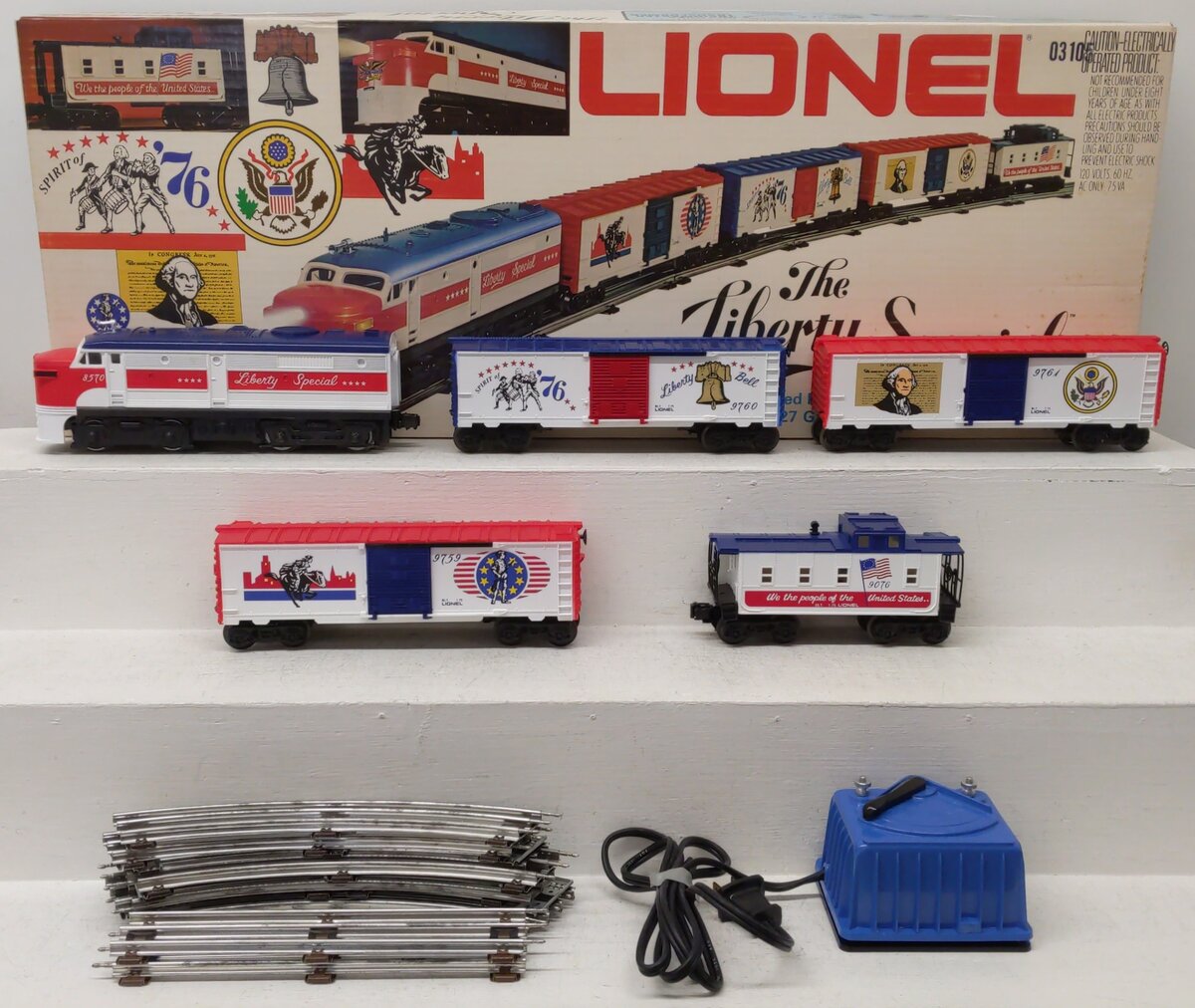 Lionel 6-1577 O Gauge The Liberty Special Bicentennial Set EX/Box