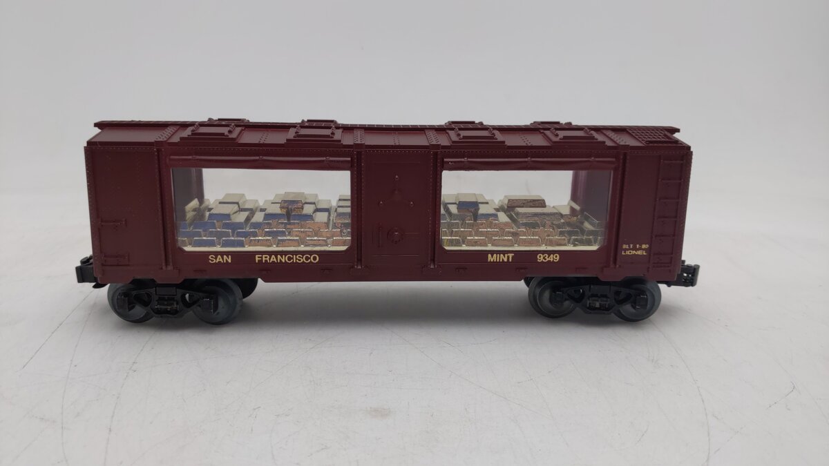 Lionel 6-9349 O Gauge Gold Bullion San Francisco Mint Car EX/Box