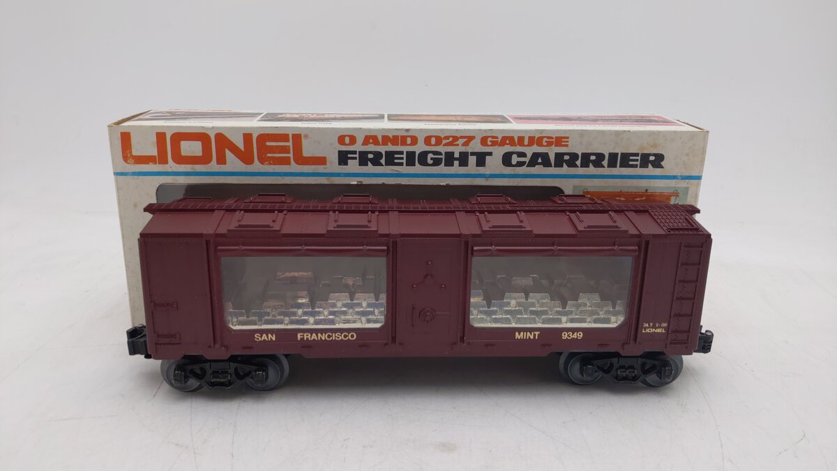 Lionel 6-9349 O Gauge Gold Bullion San Francisco Mint Car EX/Box