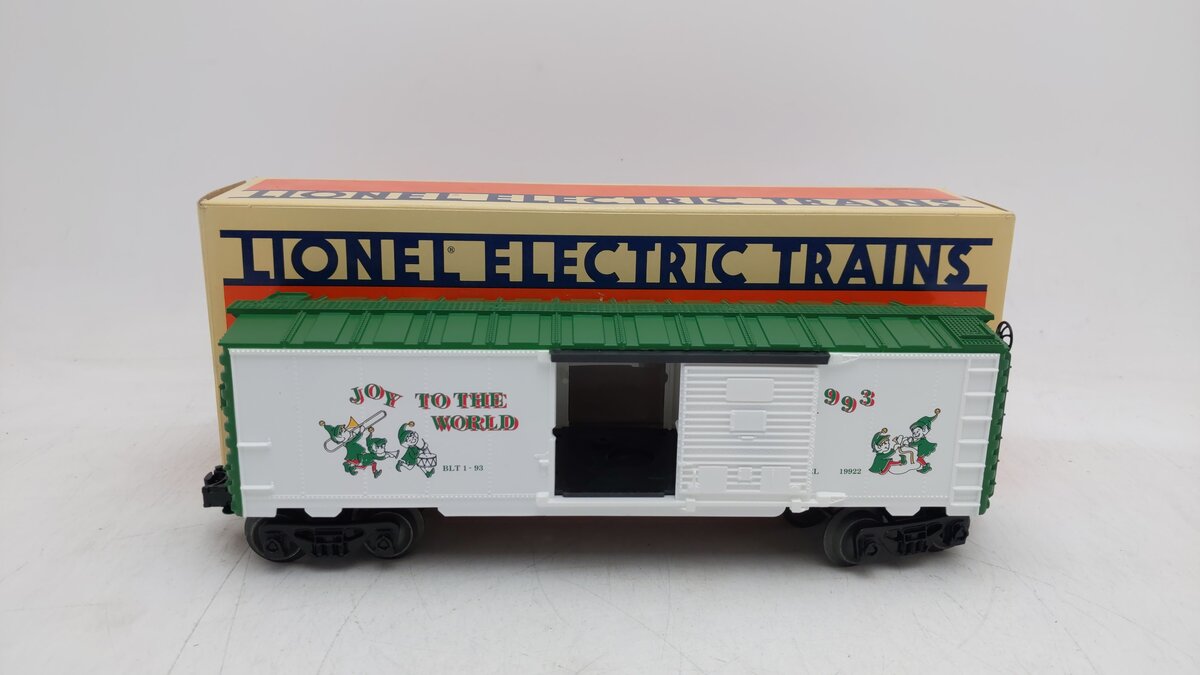 Lionel 6-19922 O Gauge 1993 Christmas Boxcar EX/Box