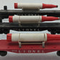 Lionel 6175 Vintage O Black Flatcar with US Navy Rocket (3) VG