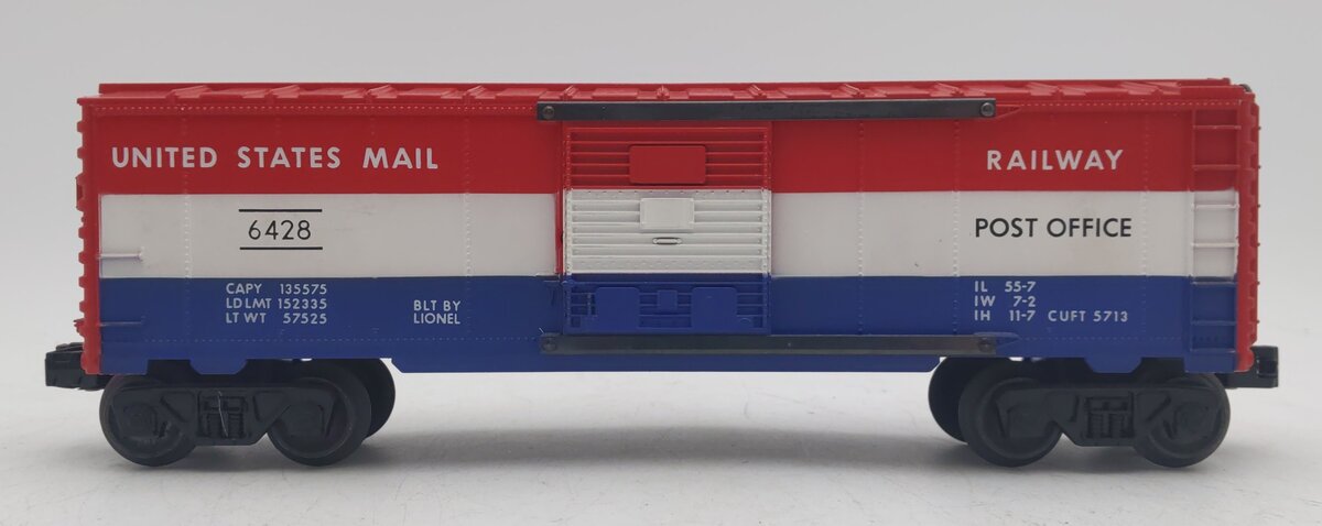 Lionel 6428 Vintage O Gauge U.S. Mail Boxcar EX