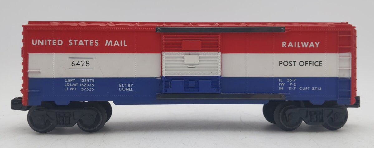 Lionel 6428 Vintage O Gauge U.S. Mail Boxcar EX