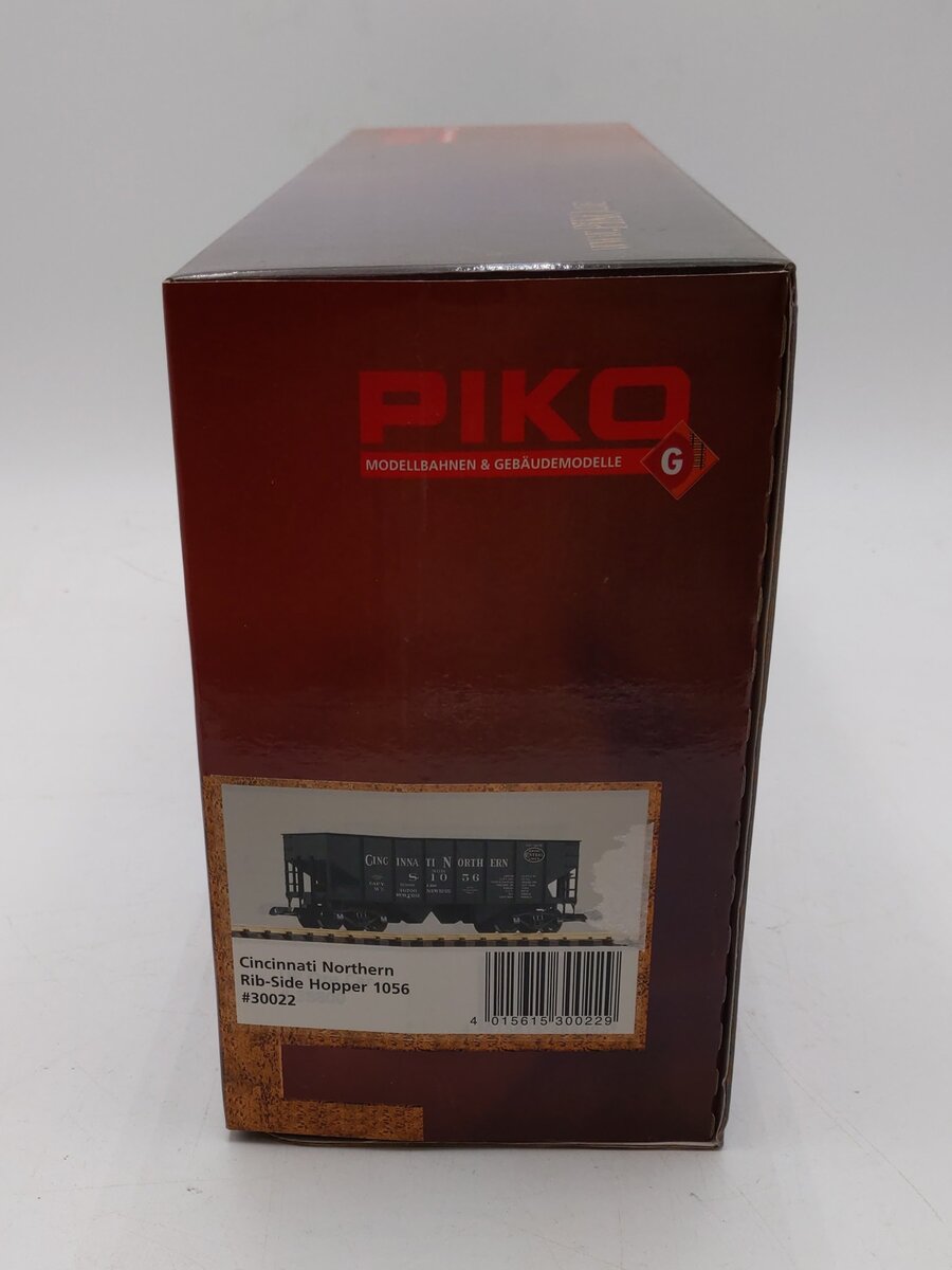 Piko 30022 G Scale Cincinnati Northern Rib Side Hopper #1056 NIB