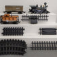 New Bright 180 G Scale Pioneer Steam Locomotive Set #999 EX/Box