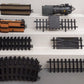 New Bright 180 G Scale Pioneer Steam Locomotive Set #999 EX/Box