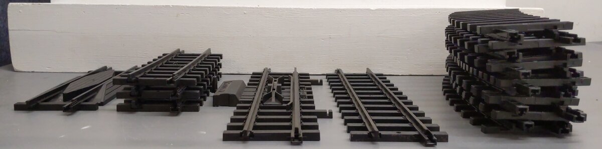 New Bright 180 G Scale Pioneer Steam Locomotive Set #999 EX/Box