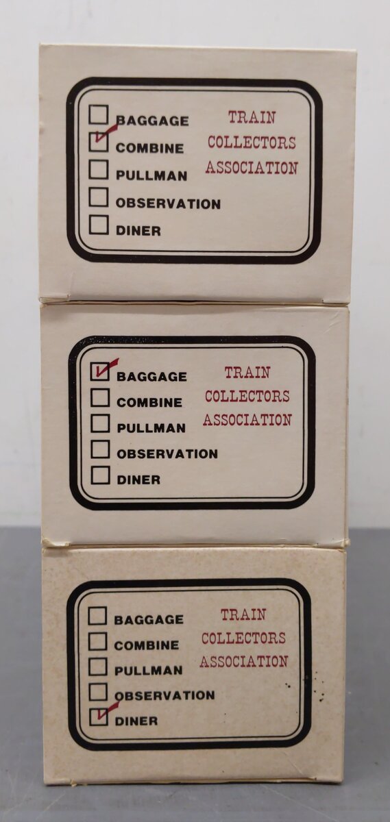 Williams 1979 O TCA 25th Anniversary Silver Passenger Car Set LN/Box